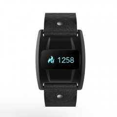 V3 reloj inteligente color negro deporte wristband ritmo cardíaco de oxígeno de la sangre de vigilancia