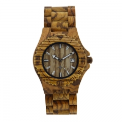 Reloj de madera del hombre de lujo original de la alta calidad del OEM