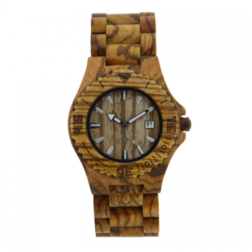 Reloj de madera del hombre de lujo original de la alta calidad del OEM