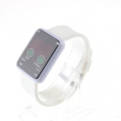 Reloj de silicona reloj inteligente con más funciones reloj de color blanco reloj