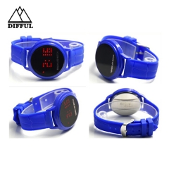 Reloj del LED dentro del reloj colorido de la venta de la alta calidad material del silicio del reloj