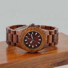 Reloj de pulsera de madera del cuarzo de la voga del nuevo estilo