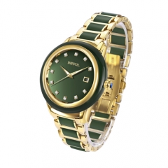 Reloj suizo de lujo Hetian Jade de movimiento mecánico