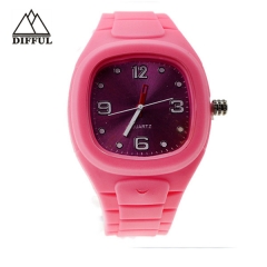 material de silicio más colores reloj de alta calidad reloj unisex jalea reloj