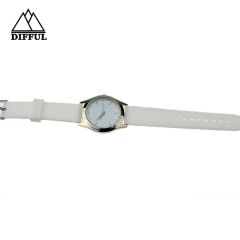 correa blanca del color del reloj de la correa del silicón del reloj del caso de la aleación con el reloj caliente de la venta de la alta calidad